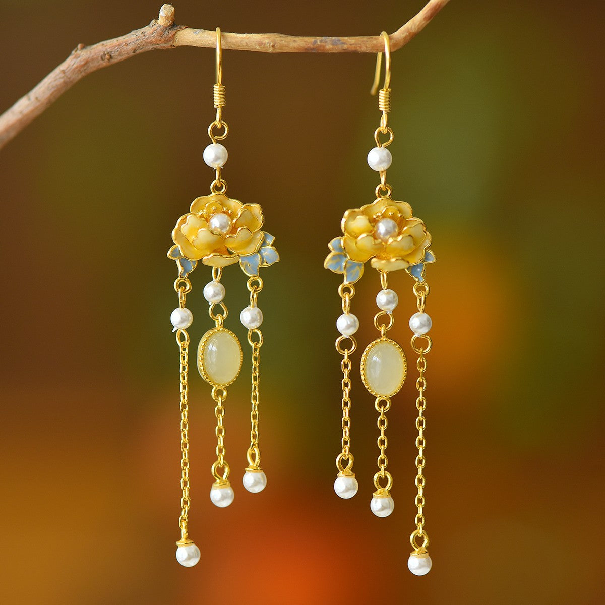 925_Silver_Nephrite_Earrings_Fine_Texture_With_Certificate_65
