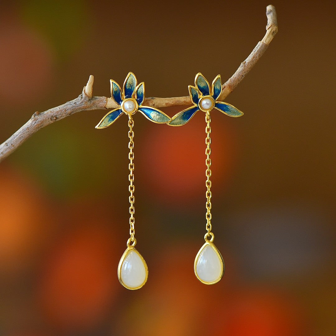 925_Silver_Nephrite_Earrings_Simple_Elegant_82