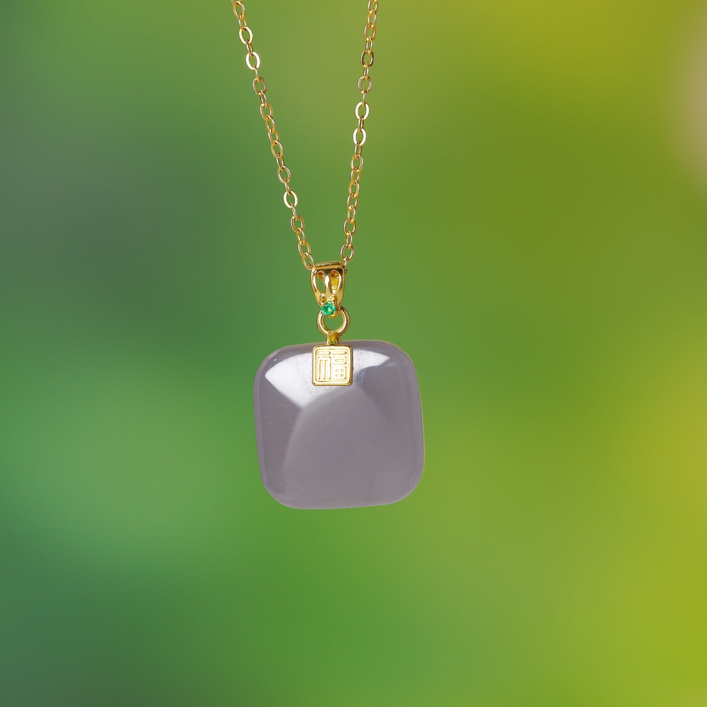 S925_Sterling_Silver_Hetian_Jade_Qinghai_Material_Pendant_Fu_Character