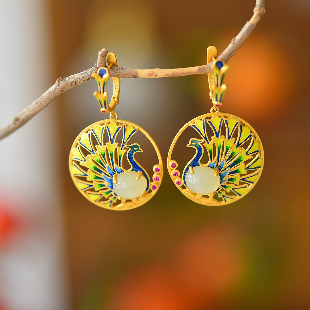 925_Silver_S_Nephrite_Earrings_Exquisite