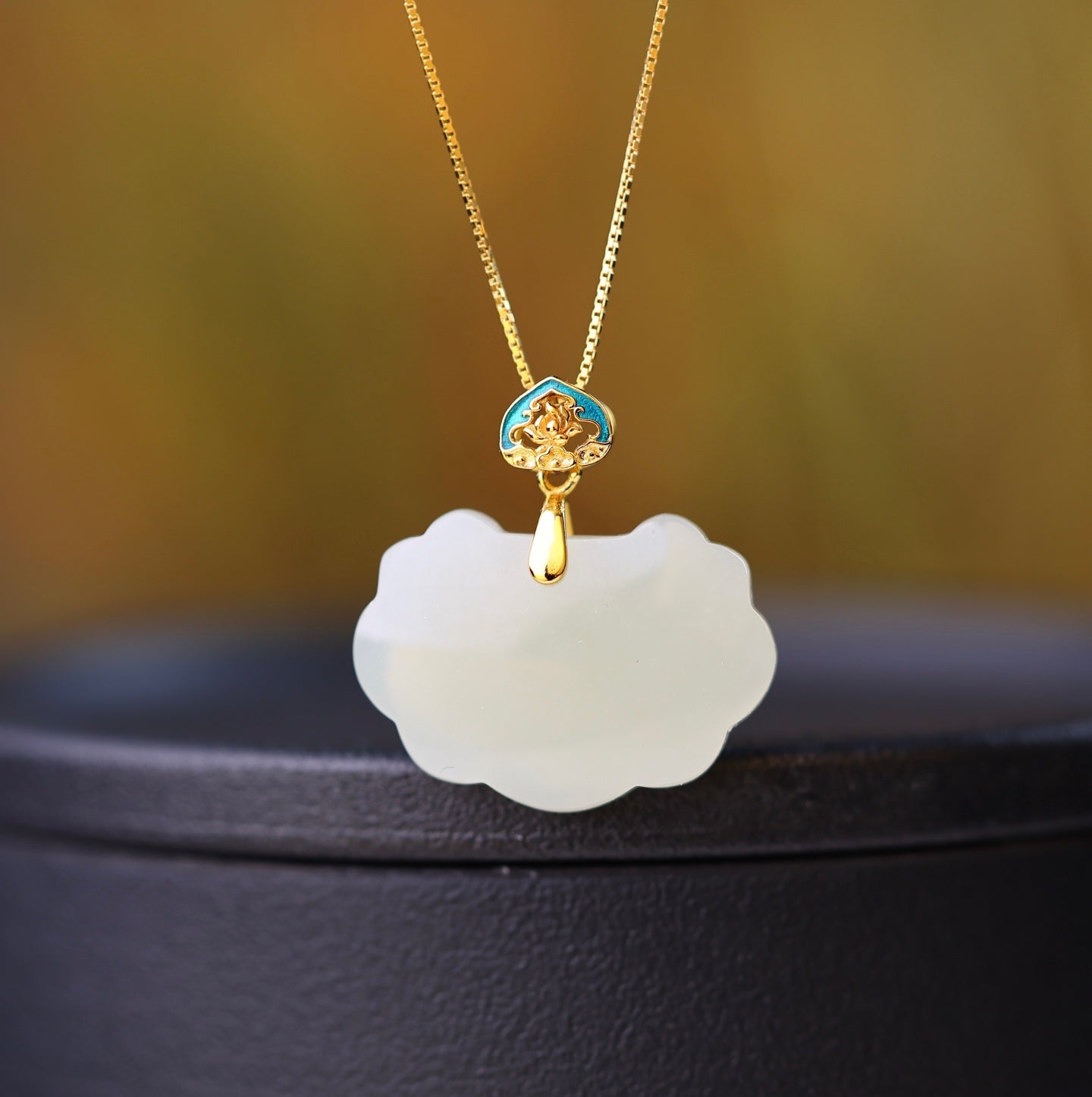 S925_Sterling_Silver_Hetian_Jade_Qinghai_Material_Ruyi_Lock_Ruyi_Pendant_Lotus_1