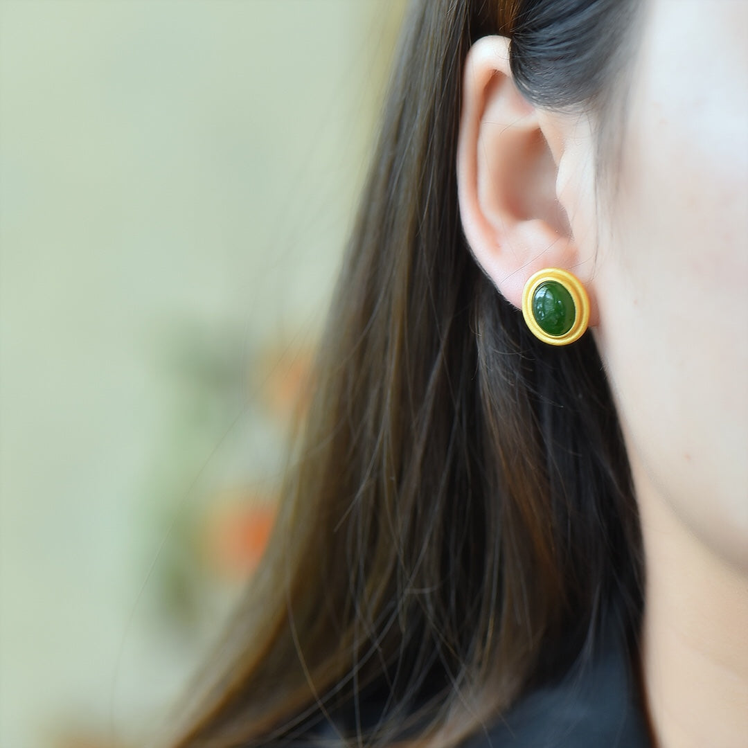 925_Inlaid_Nephrite_Green_Jade_Earrings_Fashion