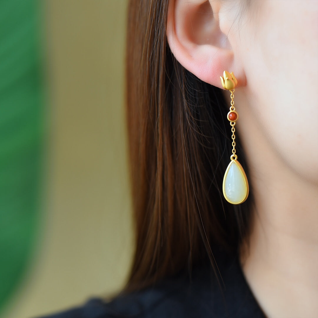 925_Silver_Inlaid_Nephrite_Nephrite_Earrings