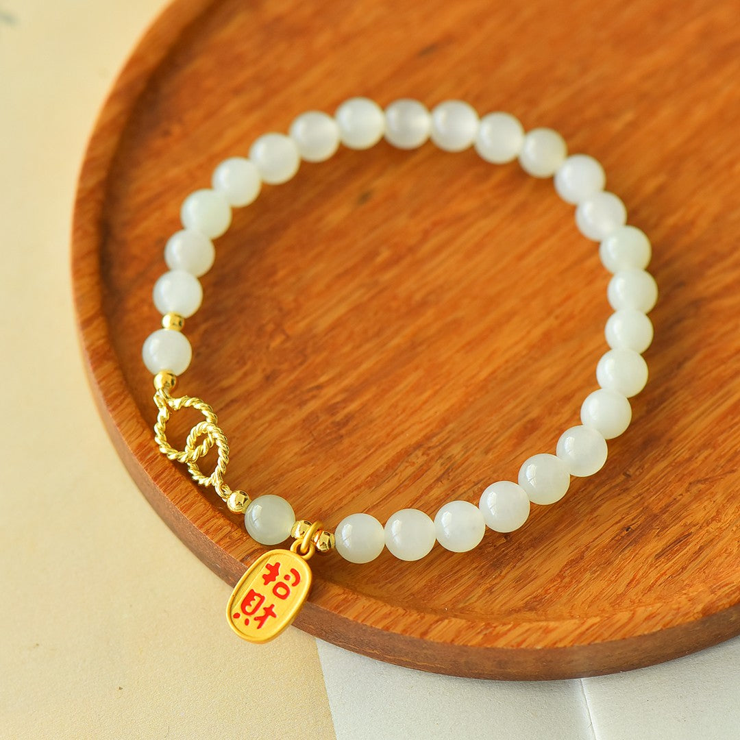 S925 Silver Nephrite Jade Bangle - Butterfly & Heart Fine Jewelry