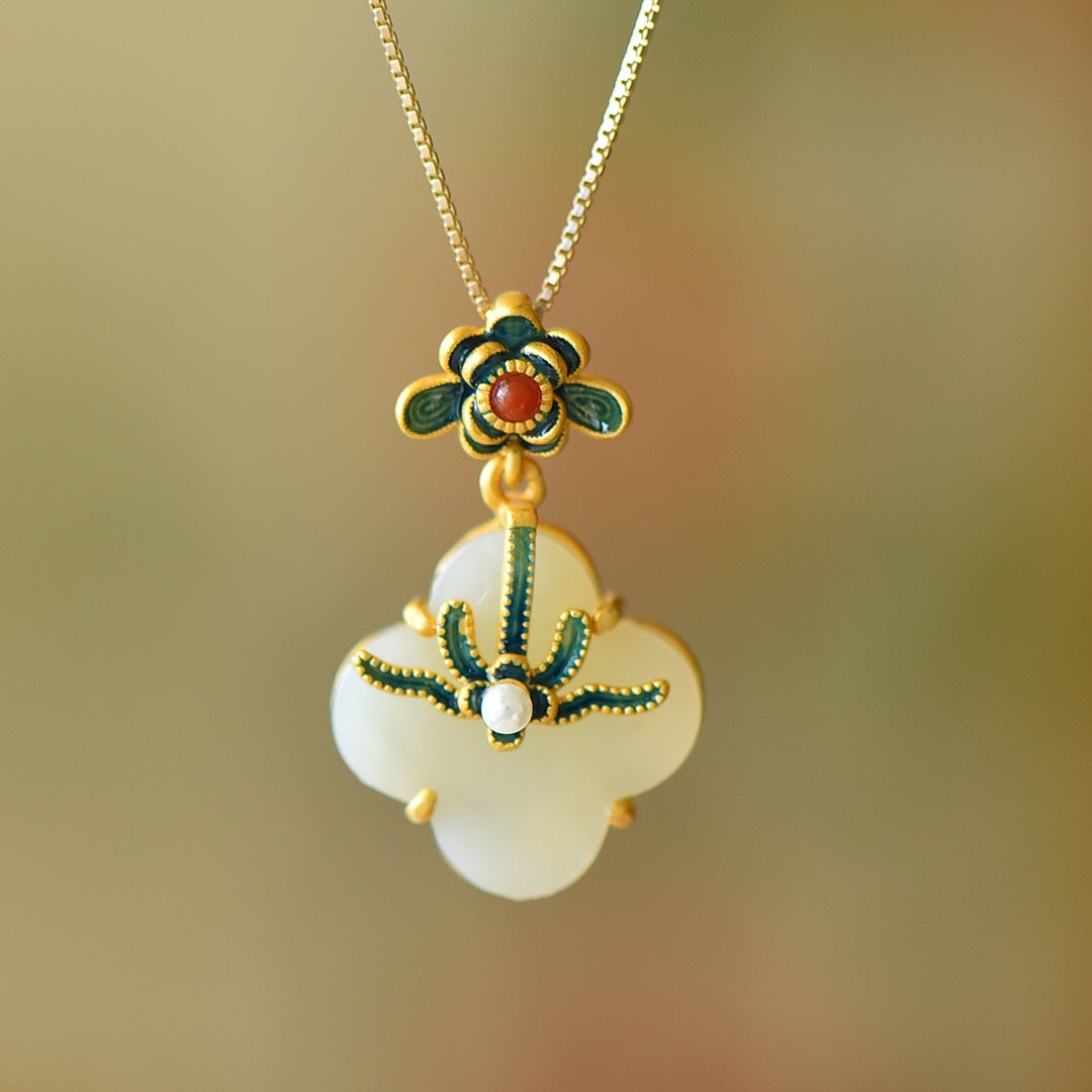 S925_Sterling_Silver_Hetian_Jade_Pendant_Clover_7