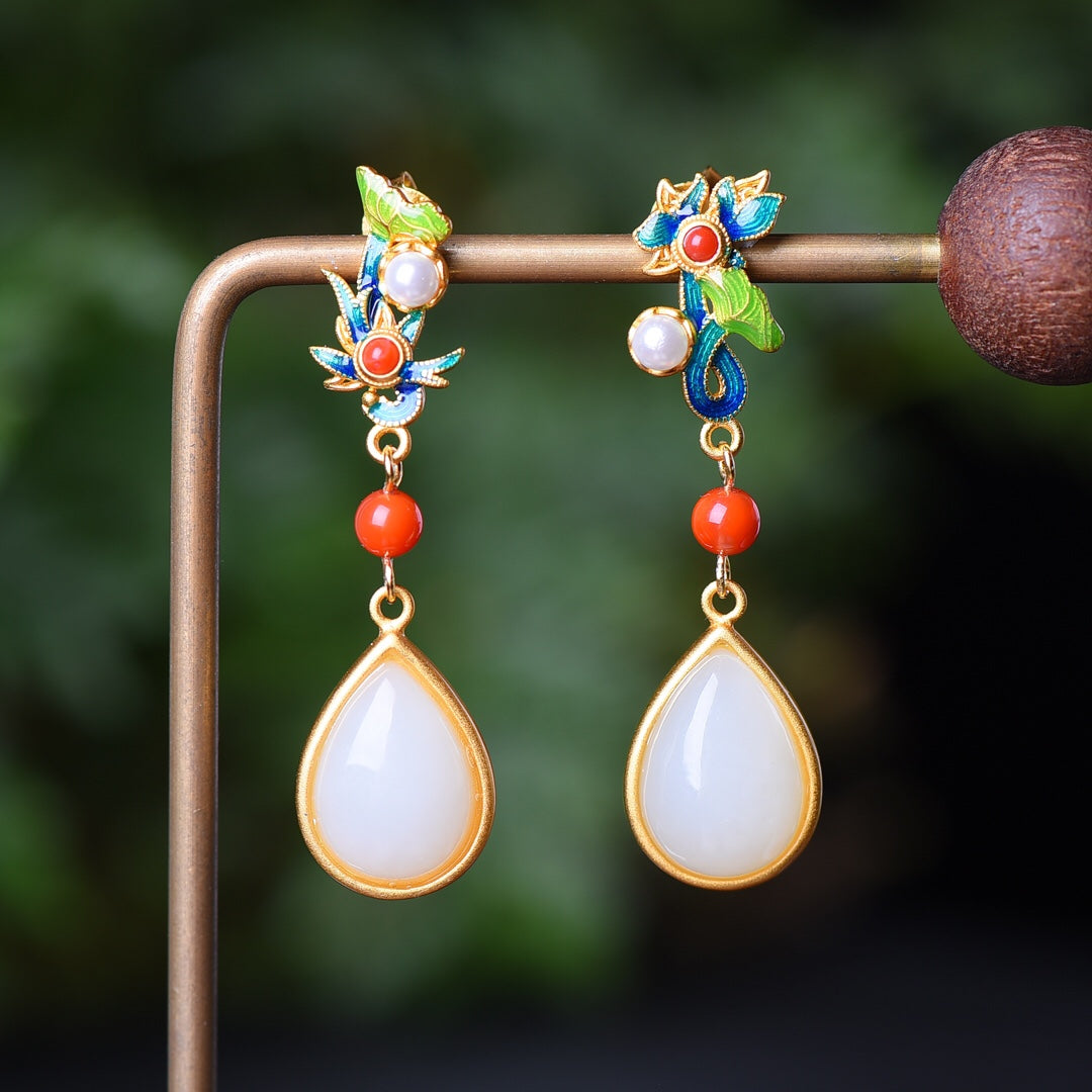 925_Silver_Nephrite_Earrings_Fine_Texture_89