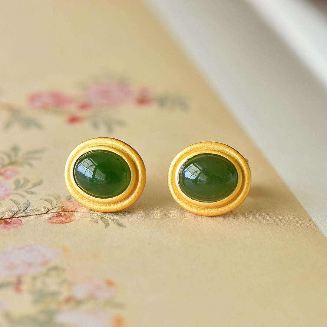 925_Inlaid_Nephrite_Green_Jade_Earrings_Fashion