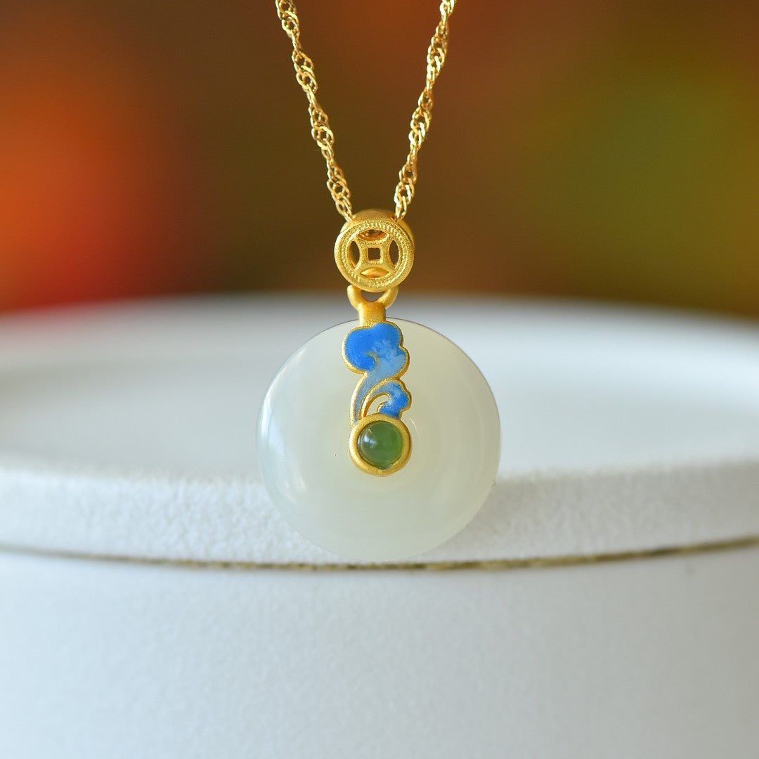 S925_Sterling_Silver_Hetian_Jade_Pendant_Ping_An_Kou_Auspicious_Cloud_1