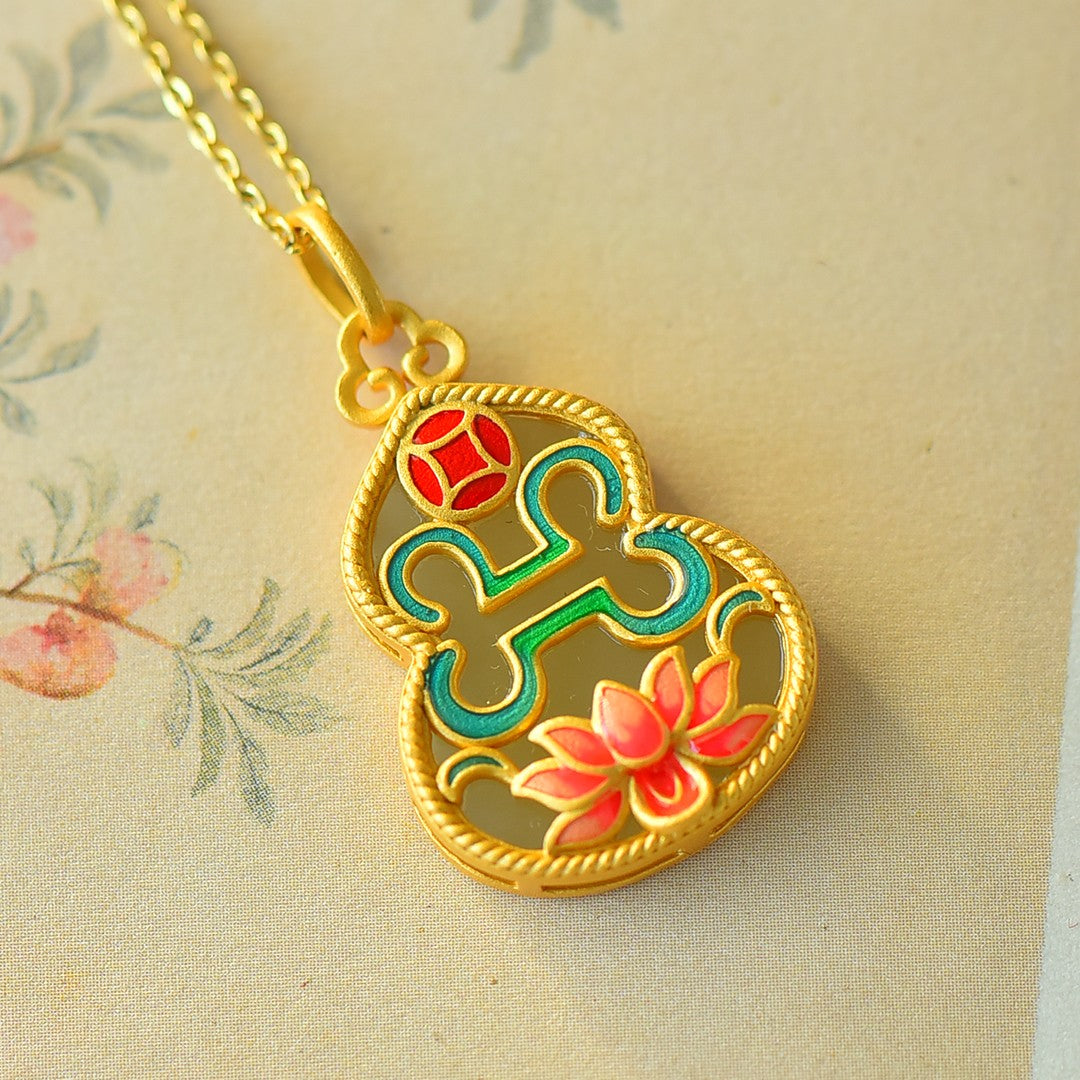 S925_Sterling_Silver_Hetian_Jade_Pendant_Lotus_Gourd_2
