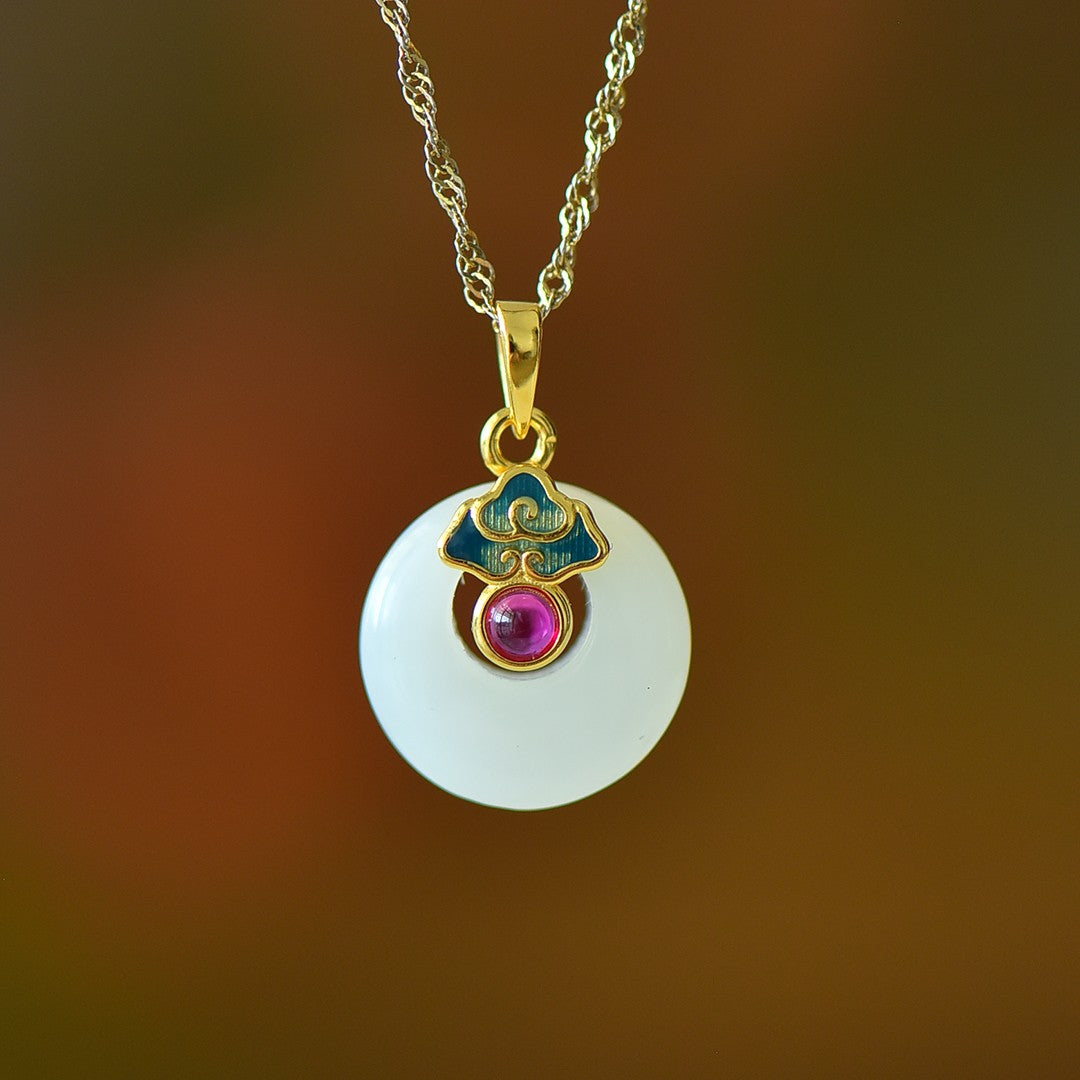 S925_Sterling_Silver_Hetian_Jade_Pendant_Ping_An_Kou_Auspicious_Cloud_3
