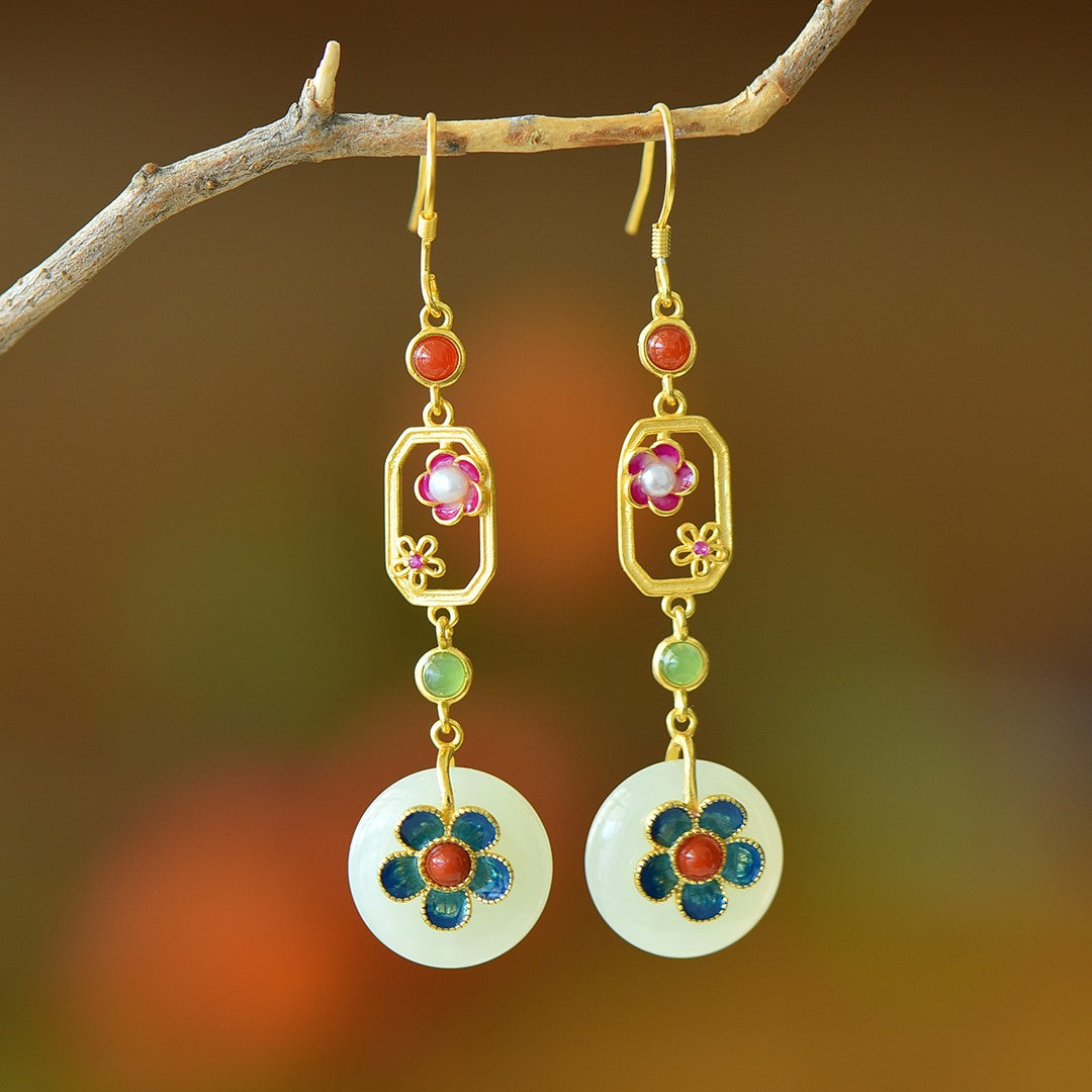 925_Silver_Nephrite_Donut_Earrings_199