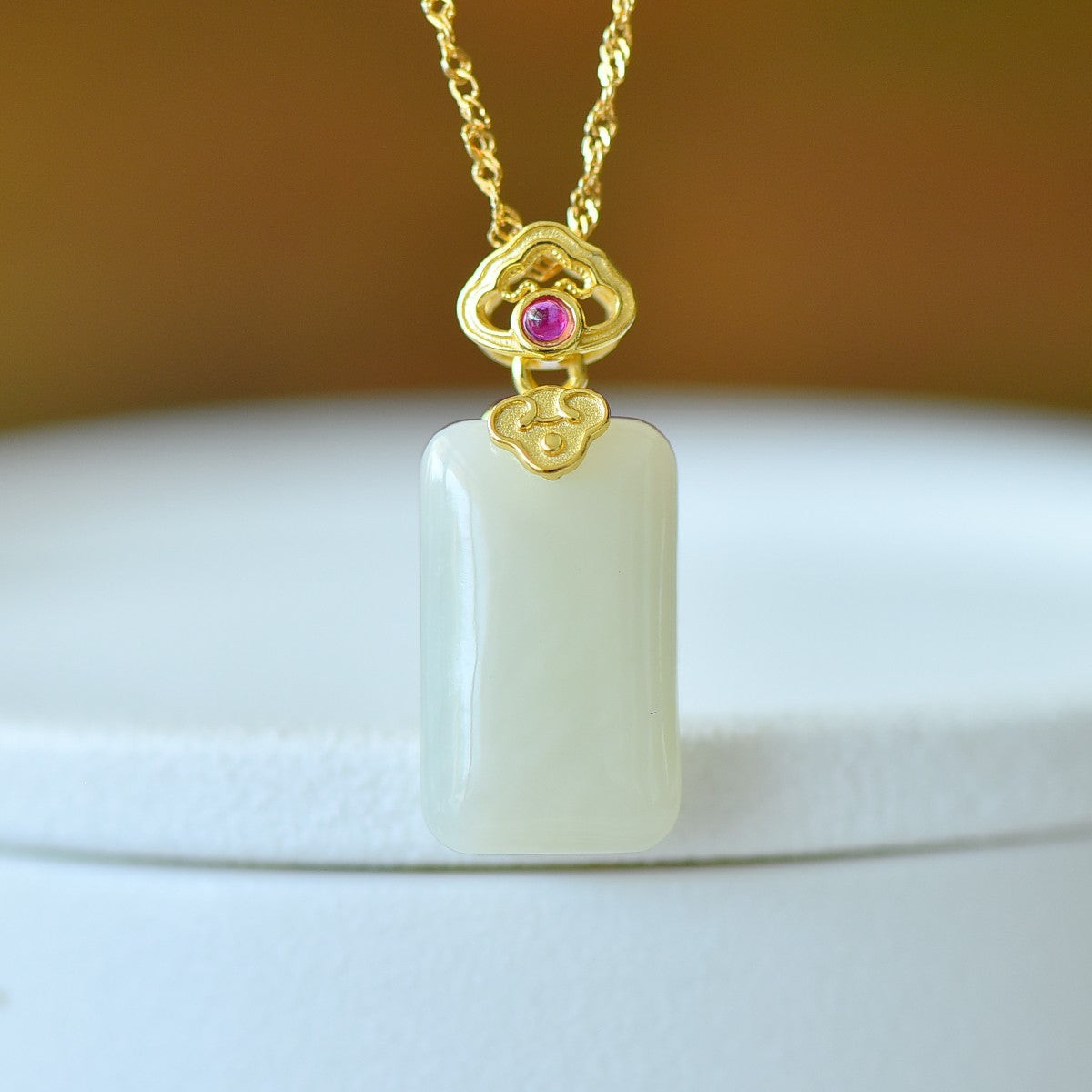 S925_Sterling_Silver_Hetian_Jade_Ruyi_Pendant_Auspicious_Cloud