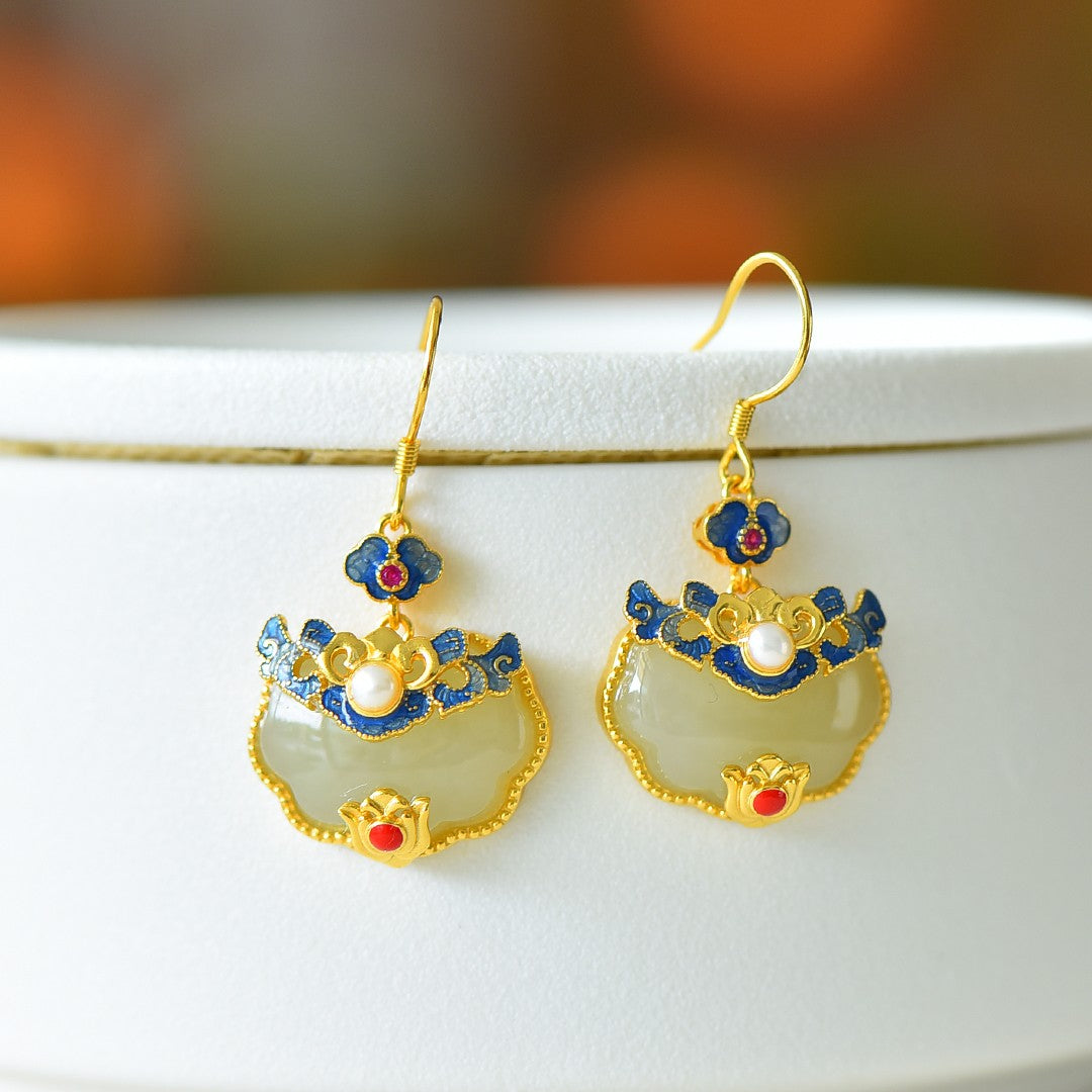 925_Silver_Nephrite_Earrings_With_Certificate