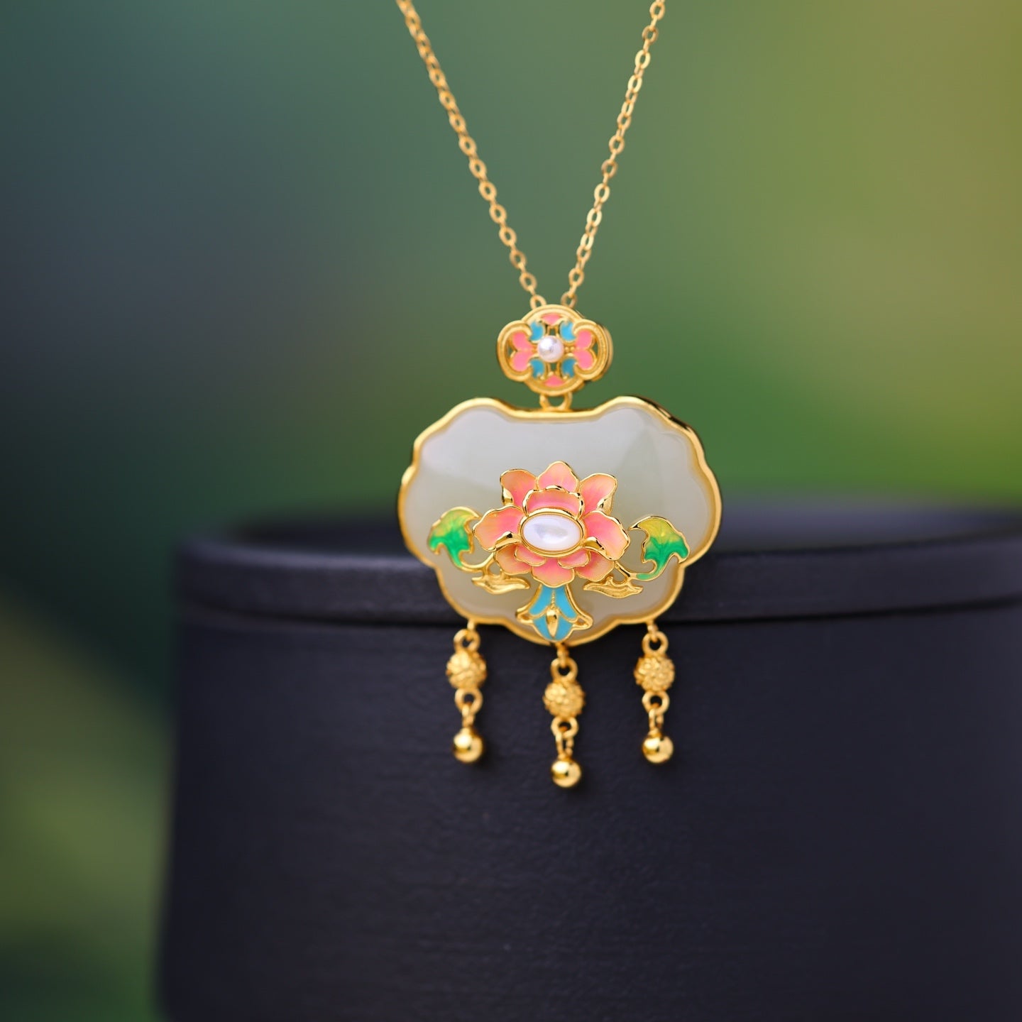 S925_Sterling_Silver_Hetian_Jade_Ruyi_Lock_Ruyi_Pendant_Lotus_1