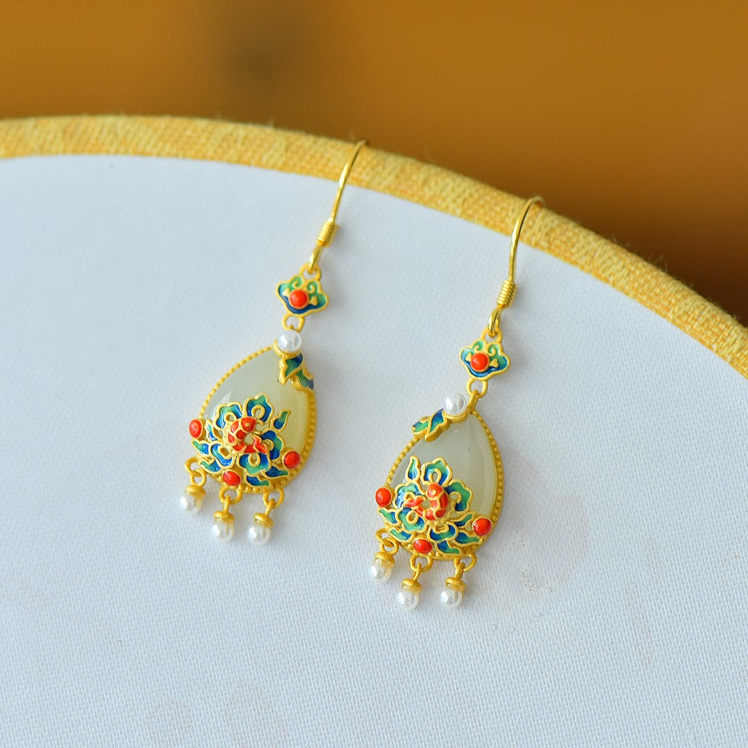 925_Silver_Nephrite_Earrings_With_Certificate_99
