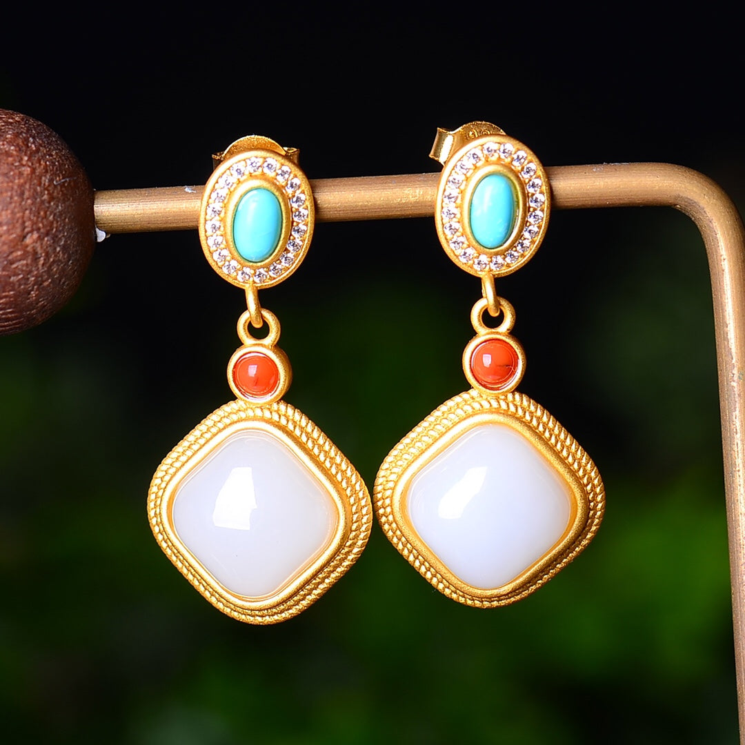 925_Silver_Best_Seller_Nephrite_Earrings_Exquisite