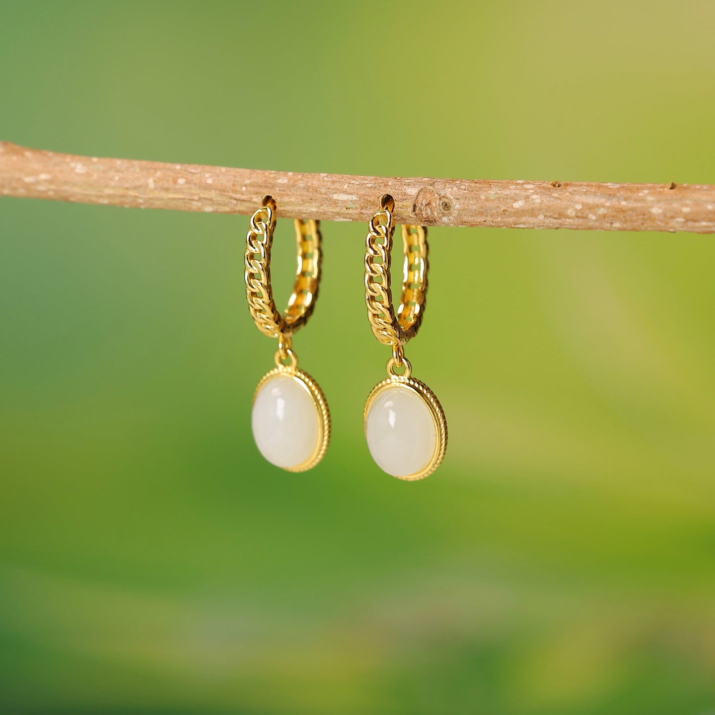 925_Silver_Nephrite_Earrings_Fine_Texture_174