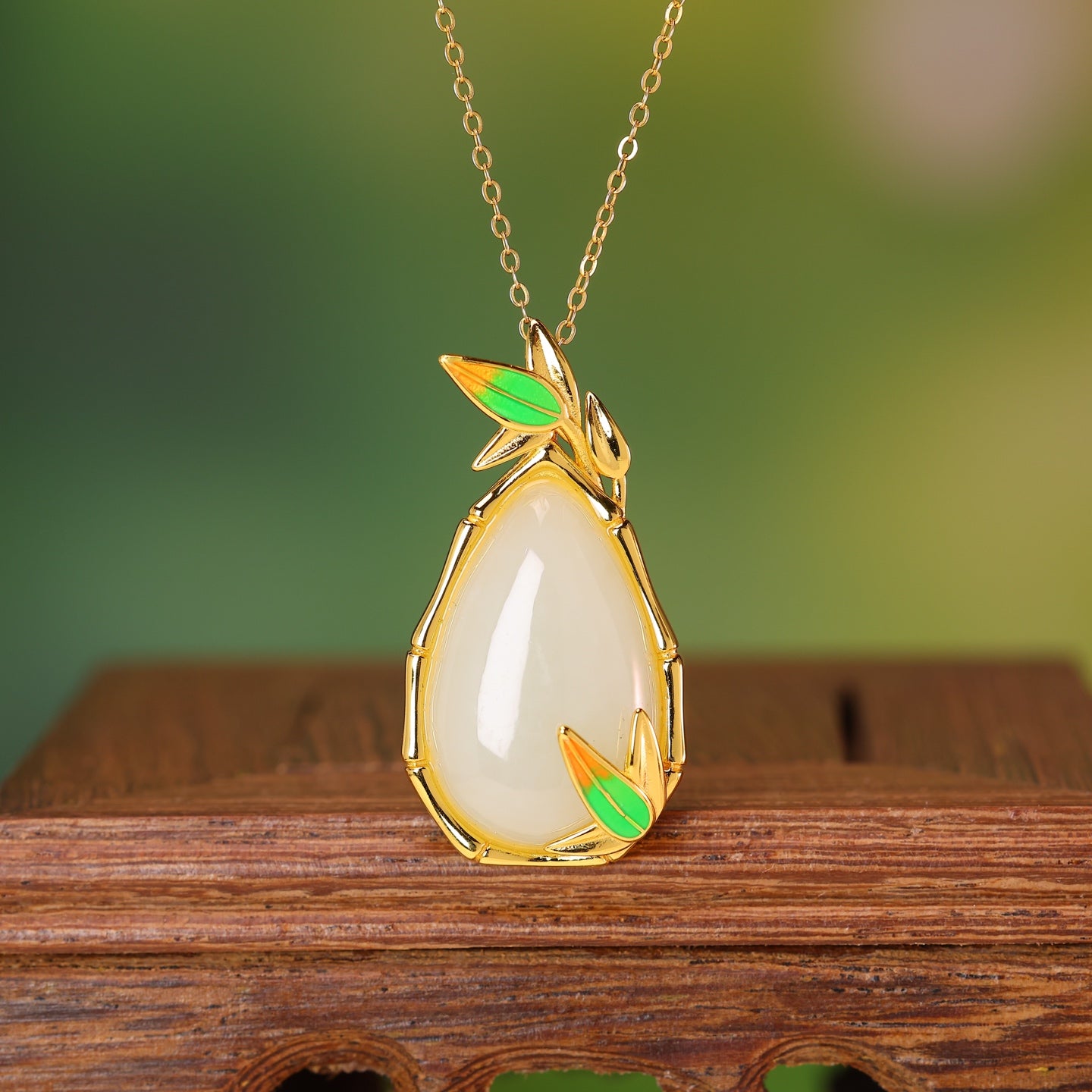 S925_Sterling_Silver_Hetian_Jade_Pendant_Bamboo_1