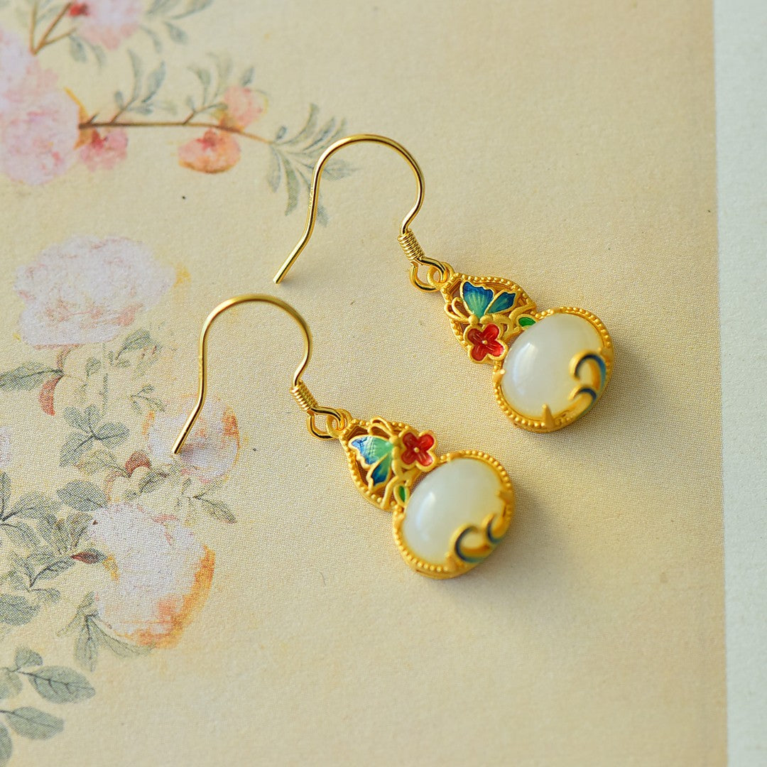 925_Silver_Nephrite_Earrings_Simple_Elegant_183