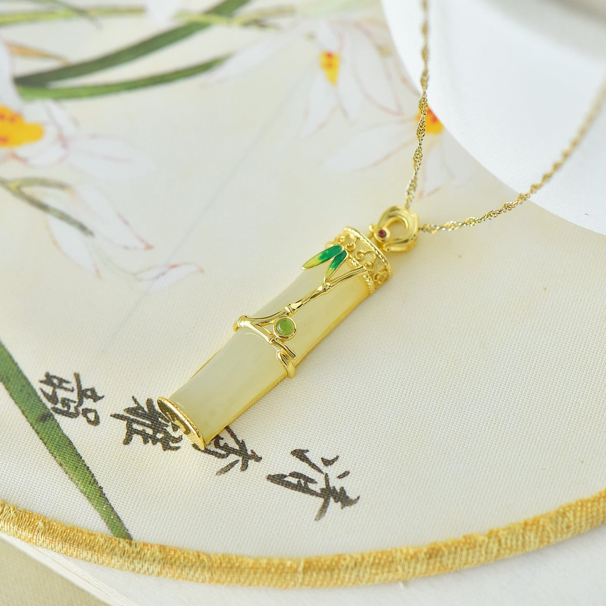 S925_Sterling_Silver_Hetian_Jade_Pendant_Bamboo_2