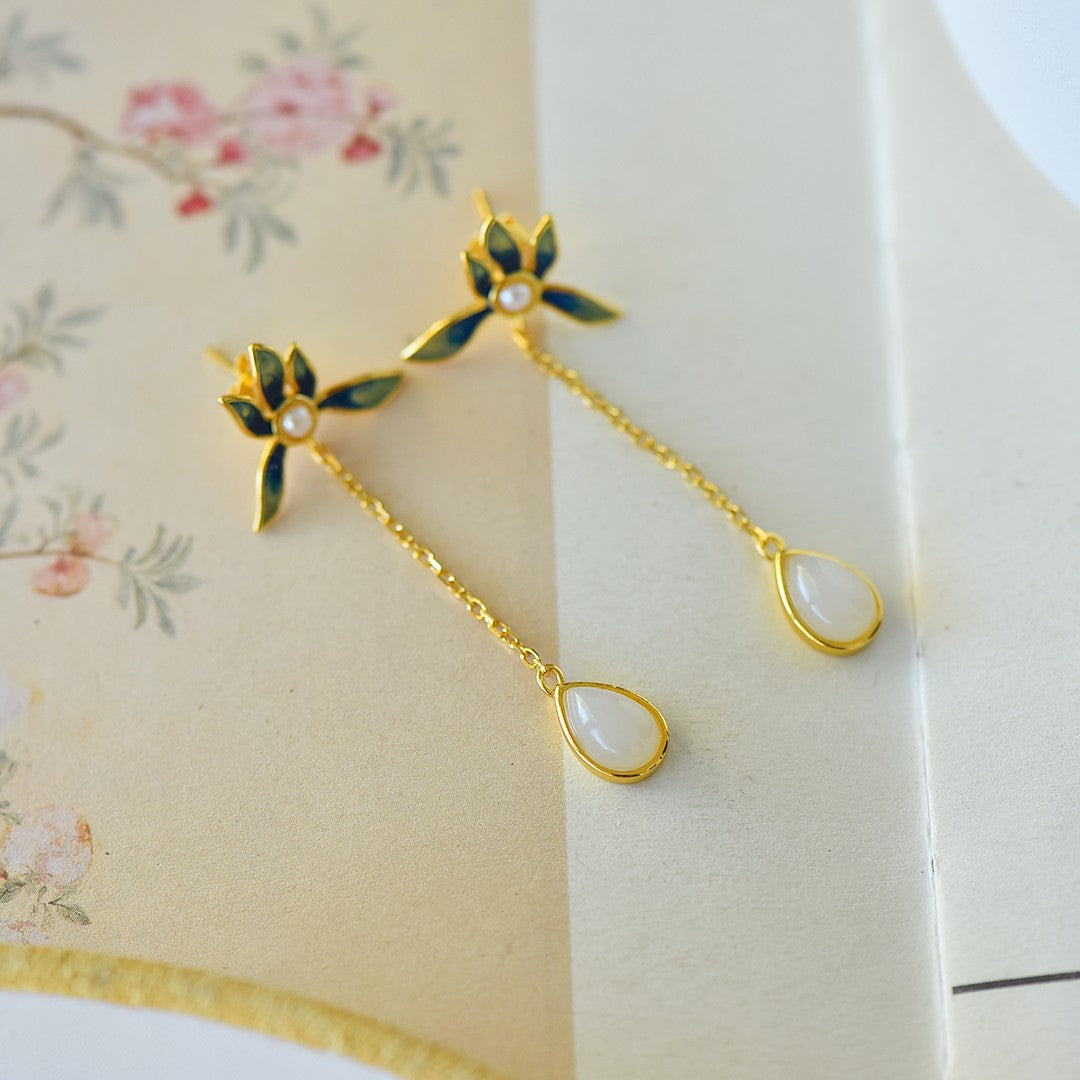 925_Silver_Nephrite_Earrings_Simple_Elegant_82
