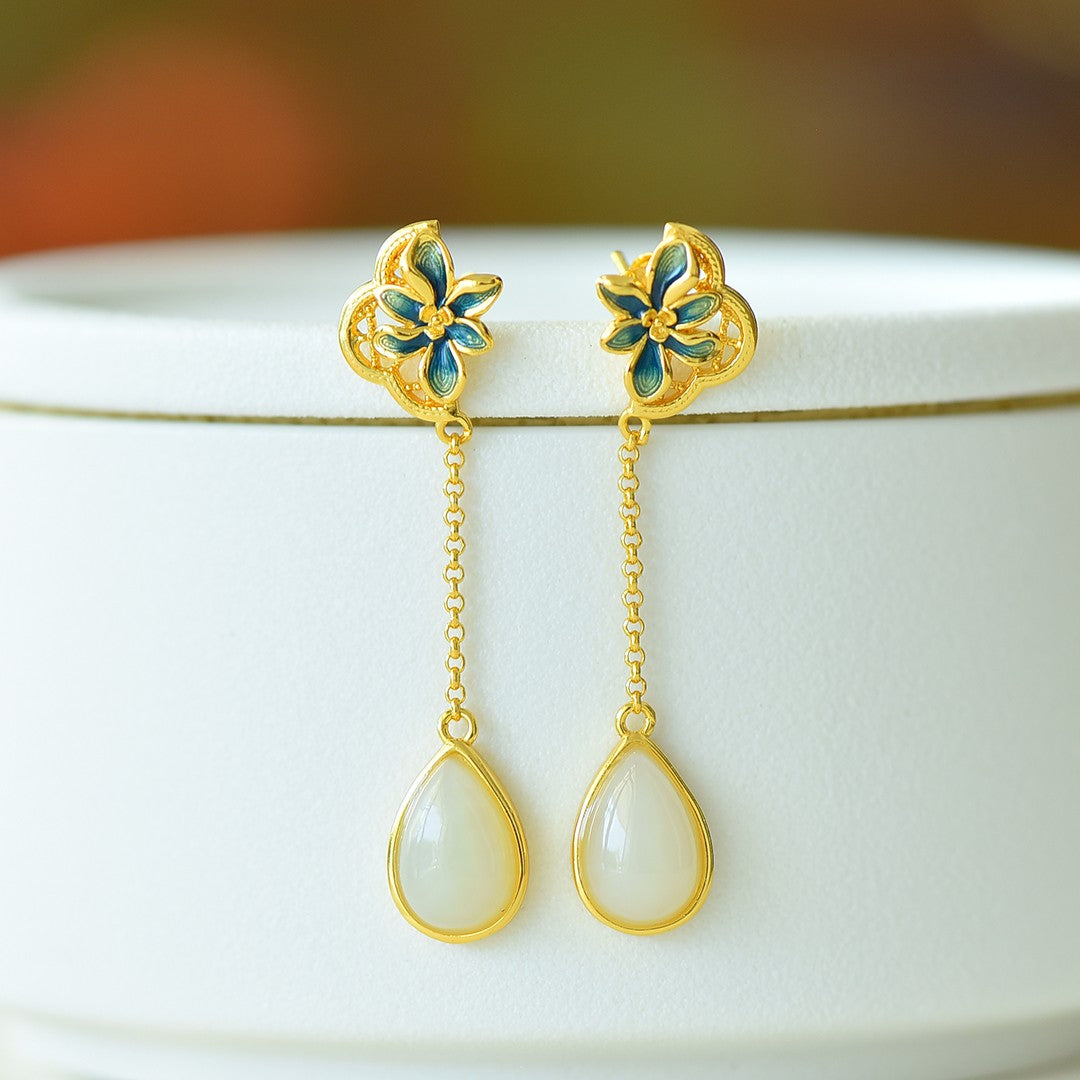 925_Silver_Nephrite_Earrings_Simple_Elegant_101