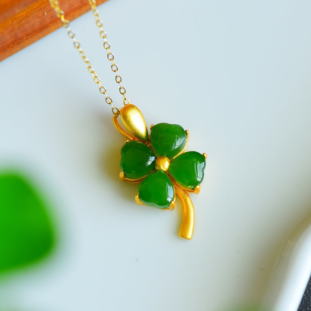 S925_Sterling_Silver_Hetian_Jade_Pendant_Clover_4