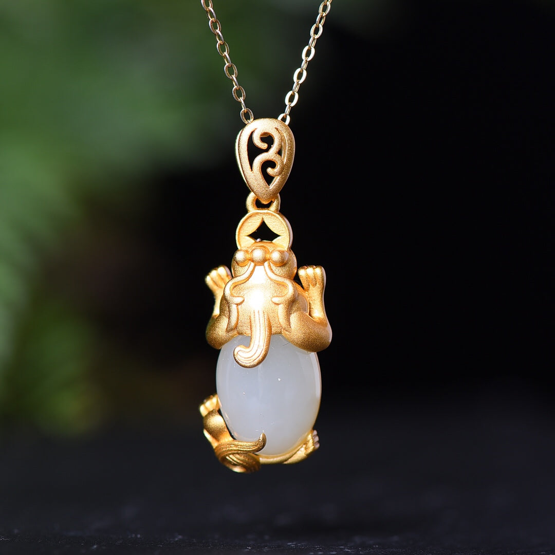 S925_Sterling_Silver_Hetian_Jade_Pendant_Pixiu_1