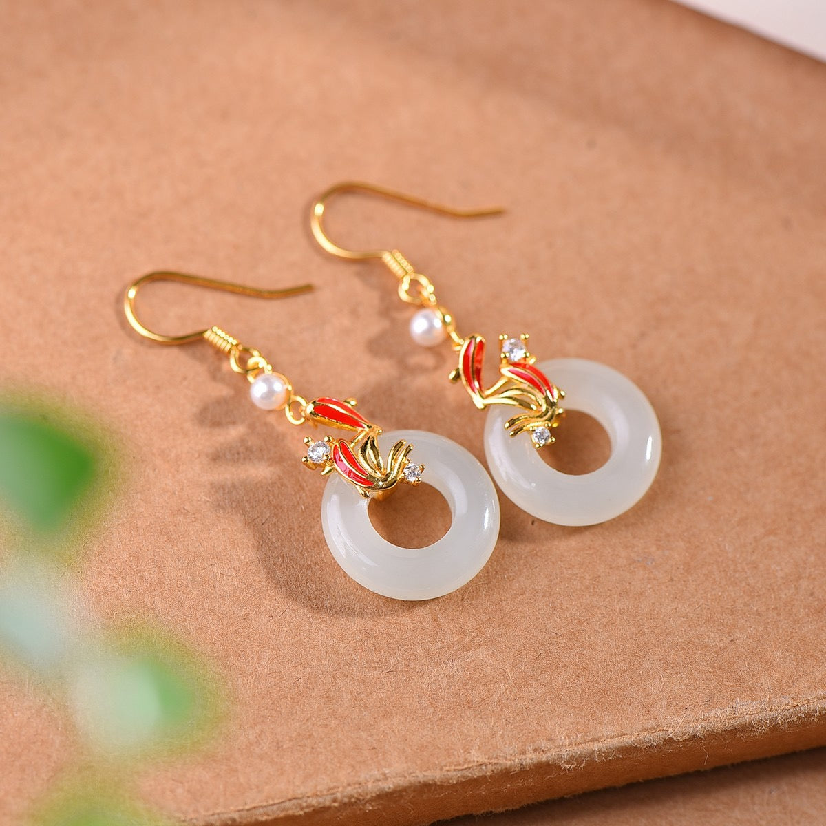 925_Silver_Nephrite_Koi_Fish_Earrings