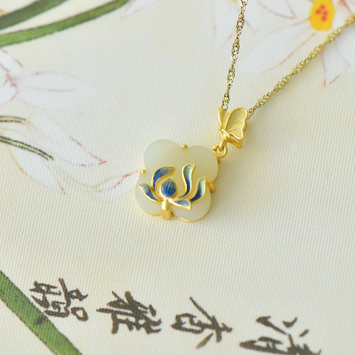 S925_Sterling_Silver_Hetian_Jade_Pendant_Clover_6