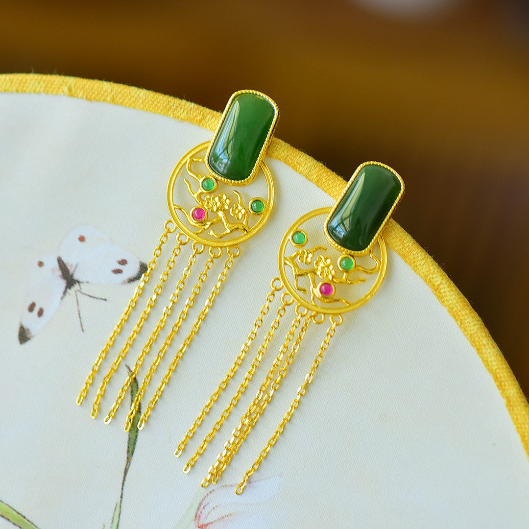 925_Silver_Nephrite_Green_Jade_Earrings_261