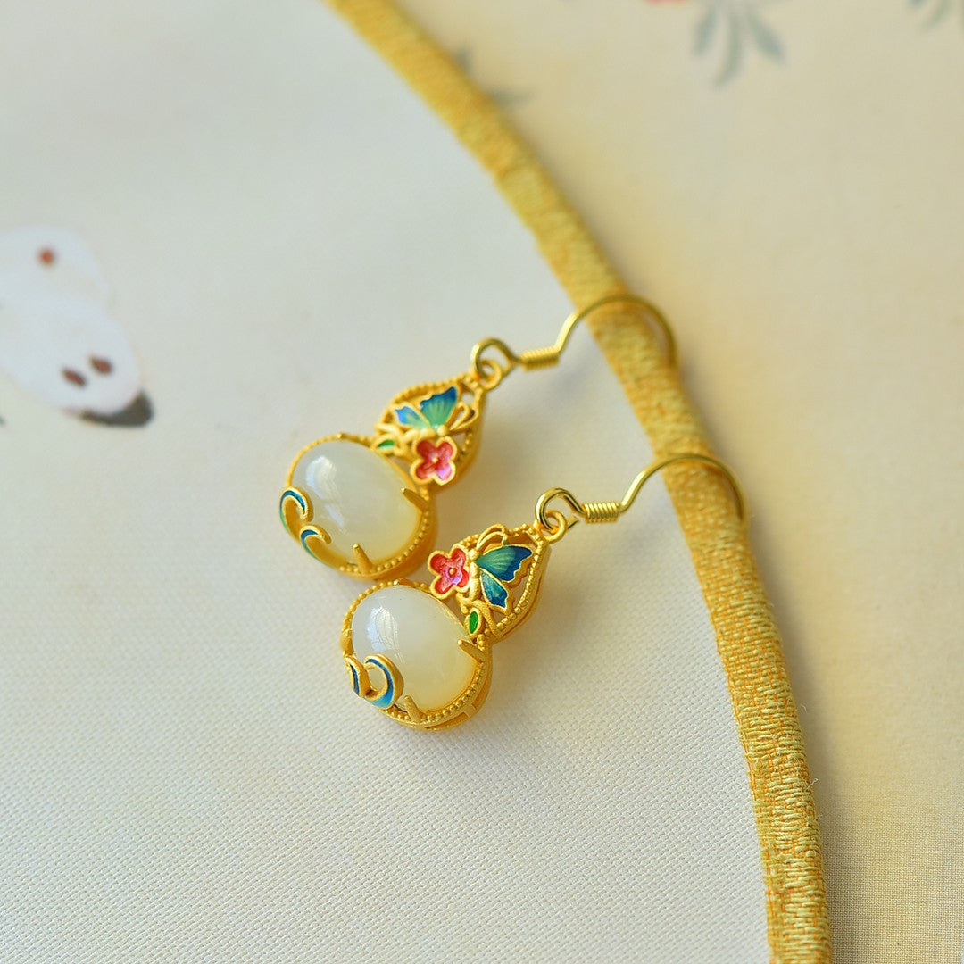 925_Silver_Nephrite_Earrings_Simple_Elegant_183