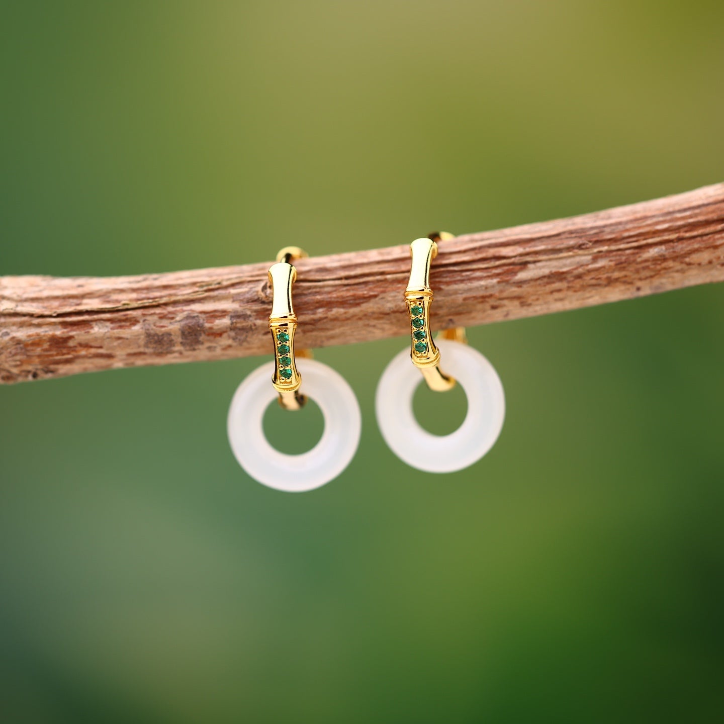 925_Silver_Best_Seller_Q_Nephrite_Earrings_Fine_Texture