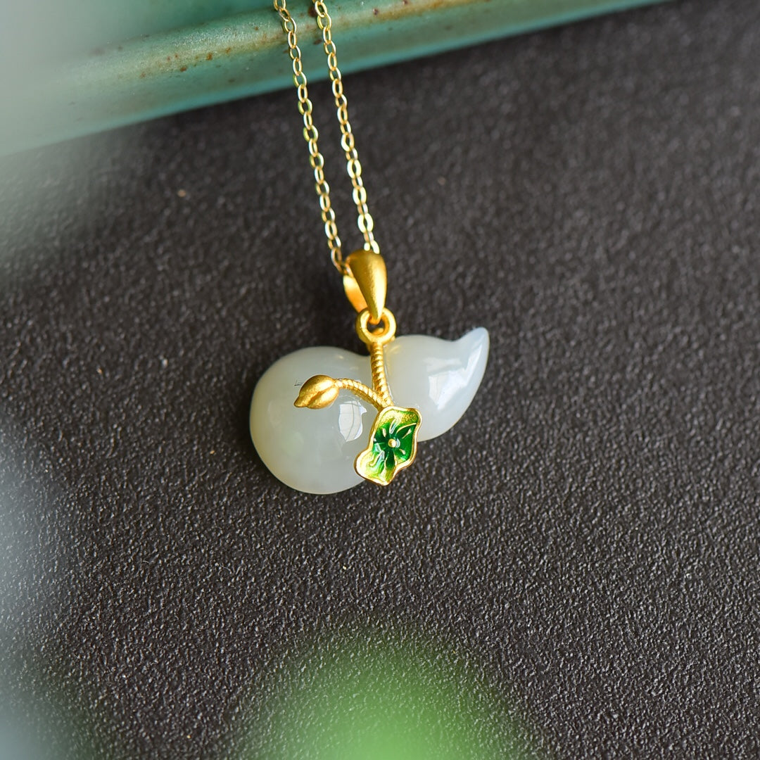 S925_Sterling_Silver_Hetian_Jade_Pendant_Gourd_4