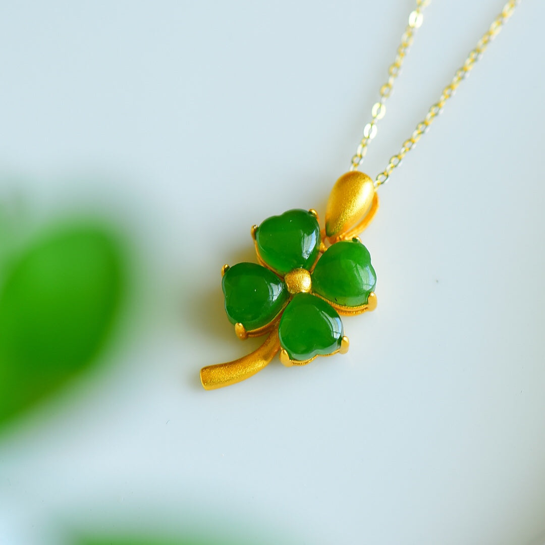 S925_Sterling_Silver_Hetian_Jade_Pendant_Clover_4