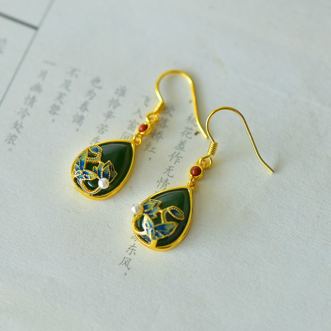 925_Silver_Nephrite_Green_Jade_Earrings_123