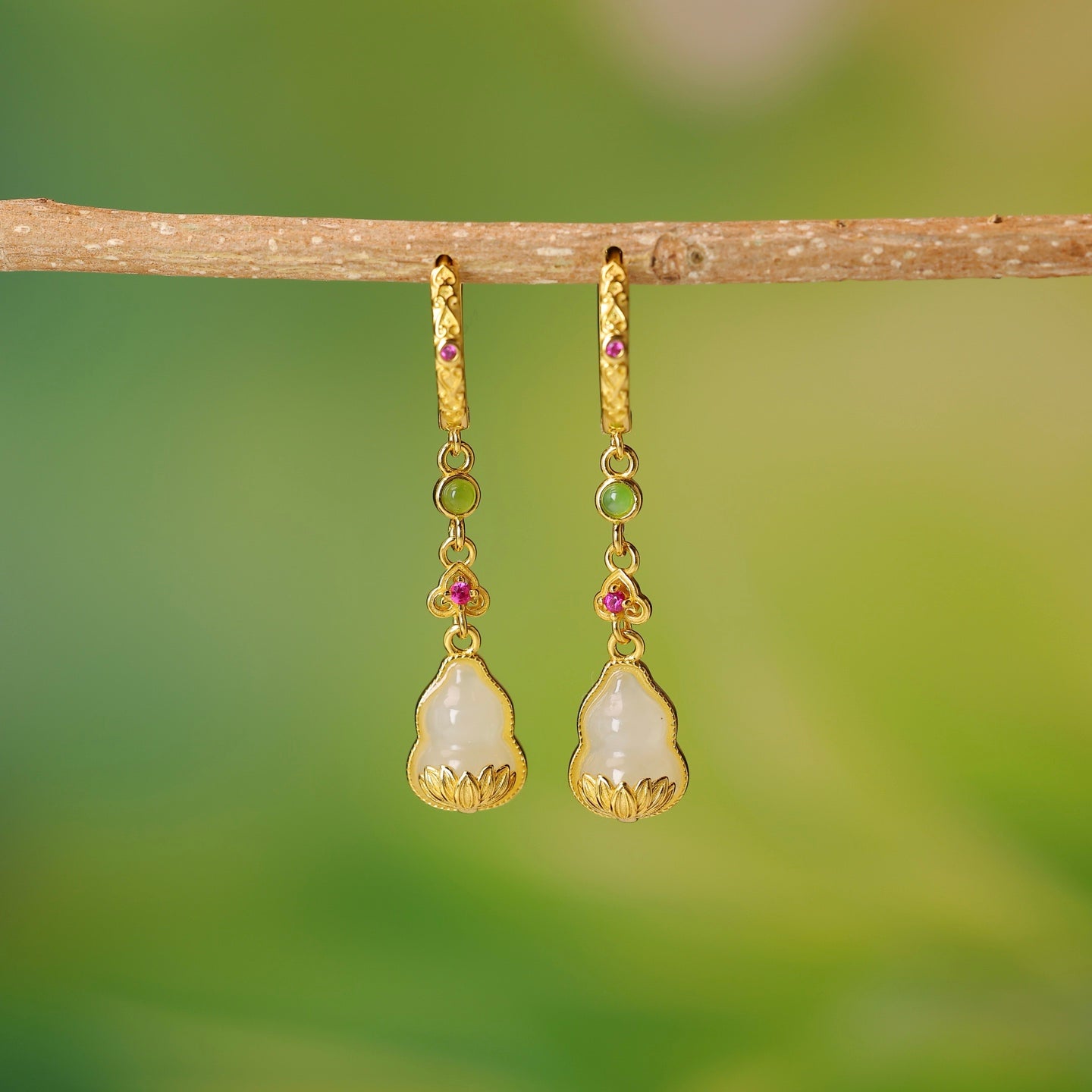 925_Silver_Nephrite_Earrings_Fine_Texture_169