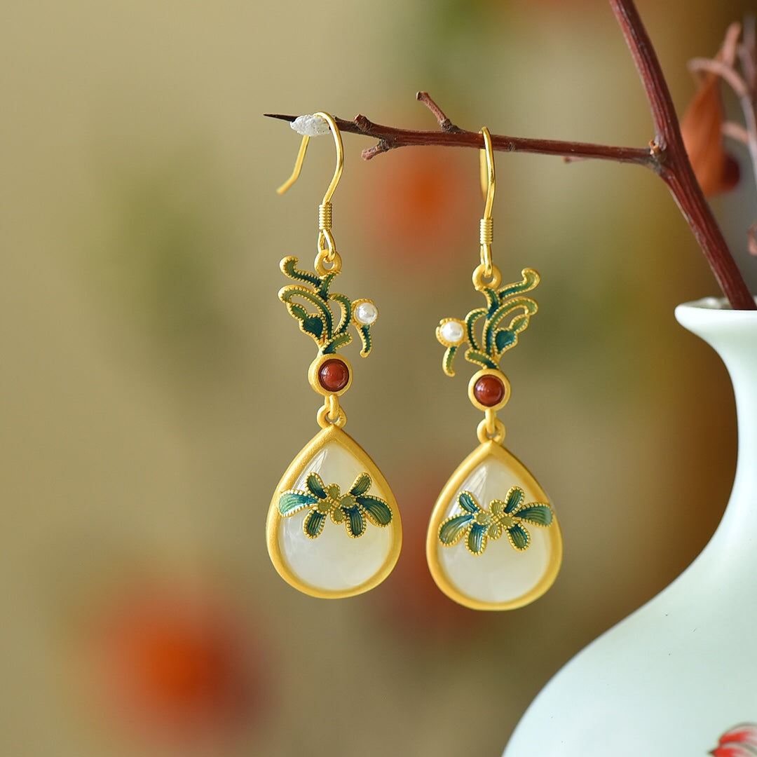 925_Silver_Yt_Earrings_Fine_Texture_Exquisite