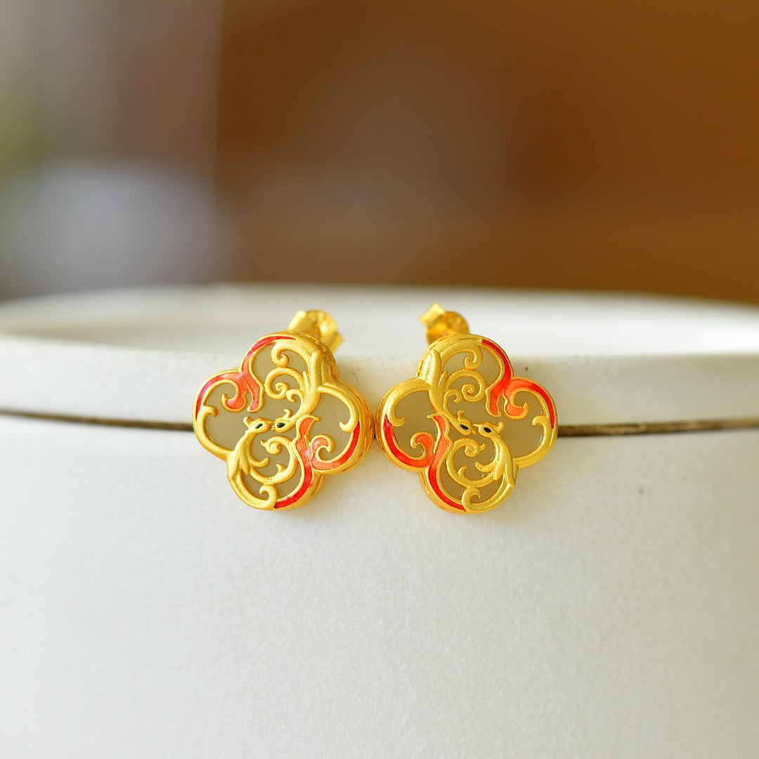 925_Silver_Nephrite_Earrings_With_Certificate_252