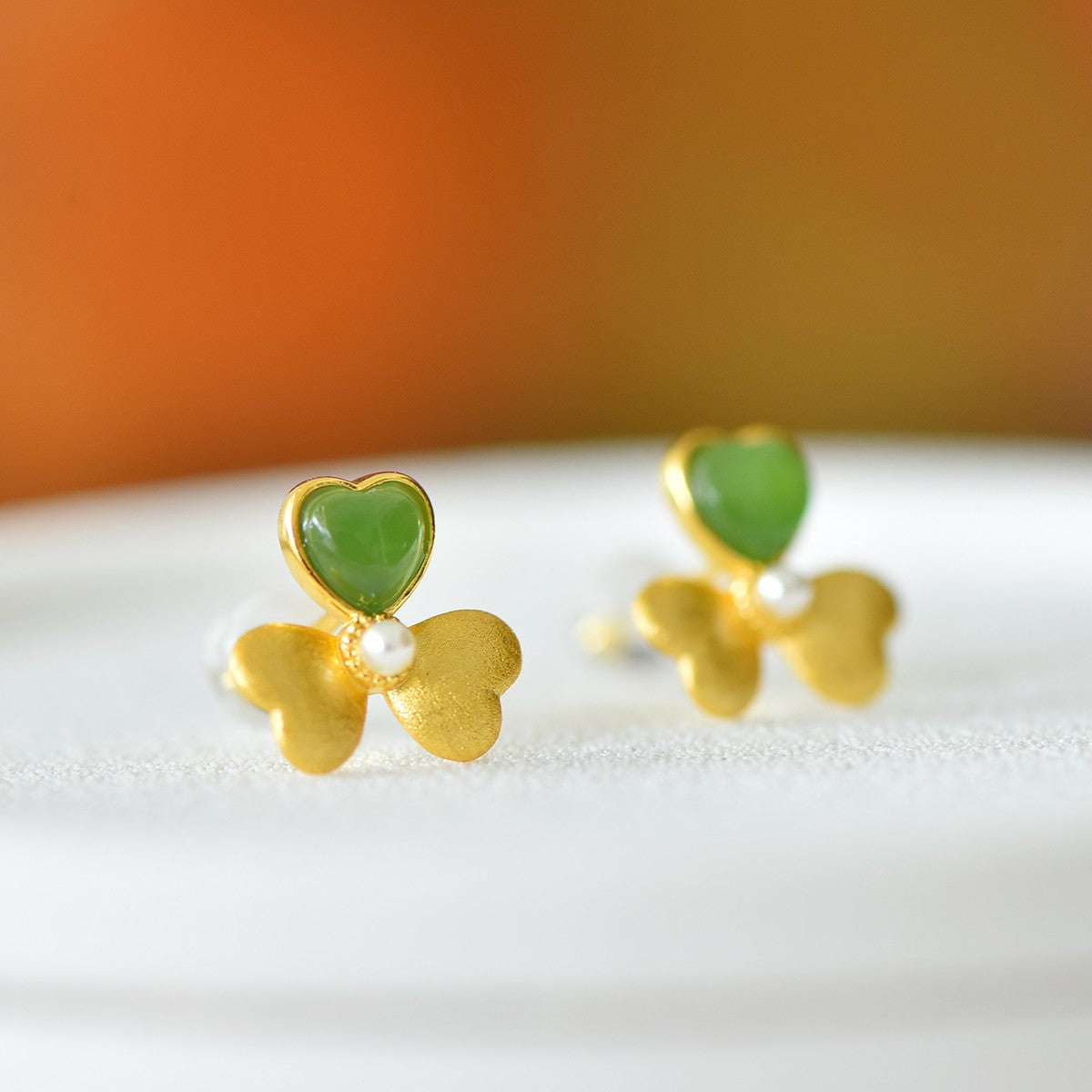 925_Silver_Nephrite_Earrings_Fine_Texture_With_Certificate_151