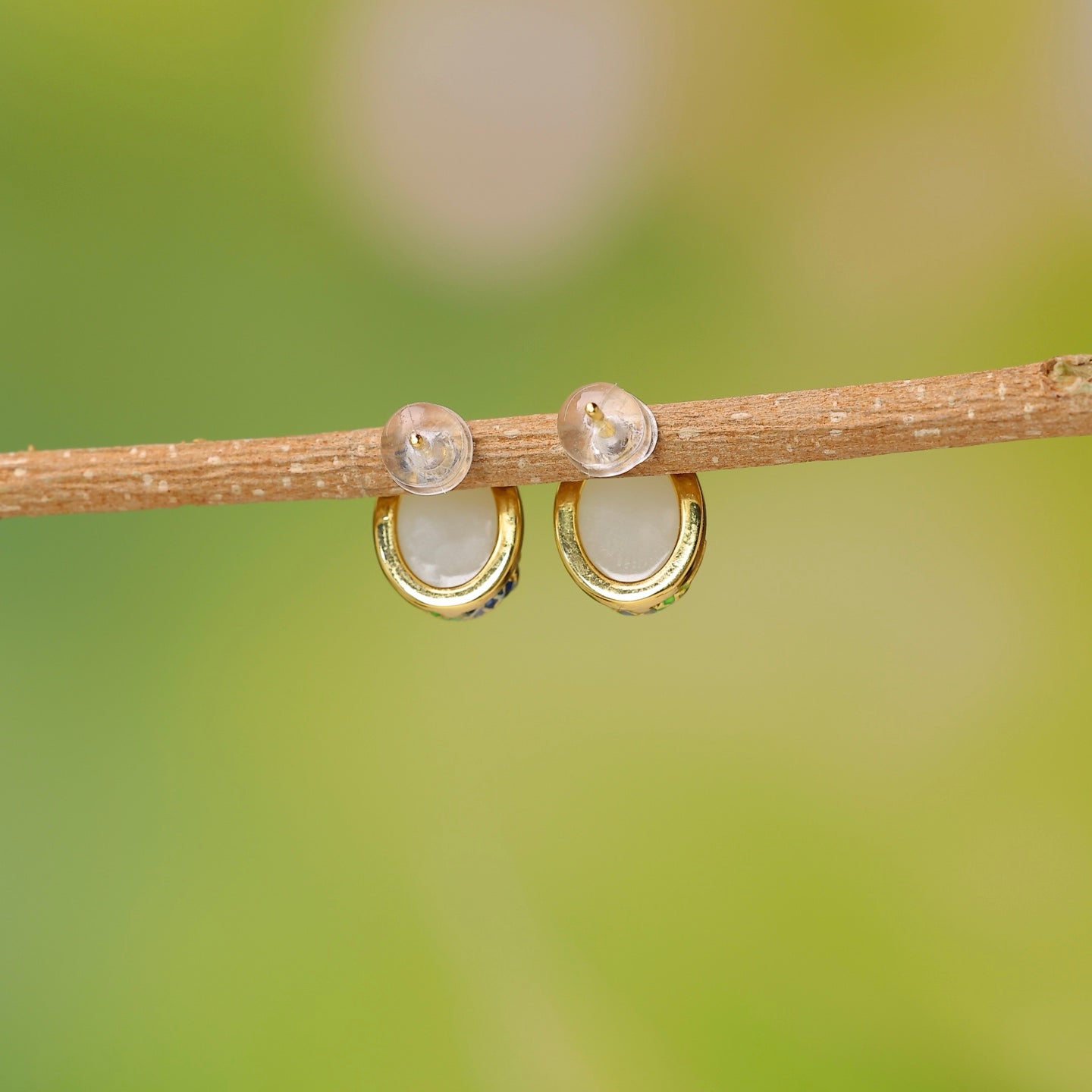 925_Silver_Nephrite_Earrings_Fine_Texture_177