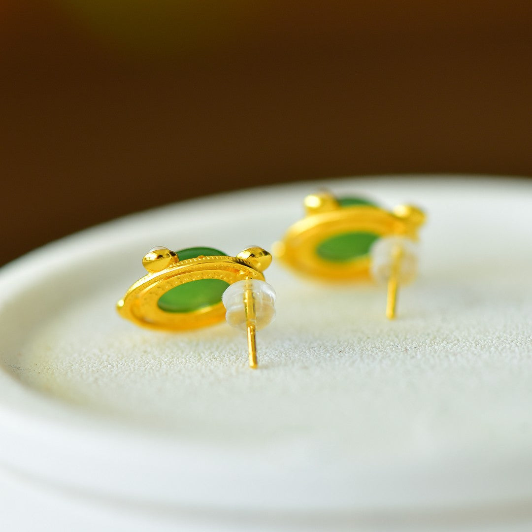 925_Silver_Nephrite_Green_Jade_Earrings