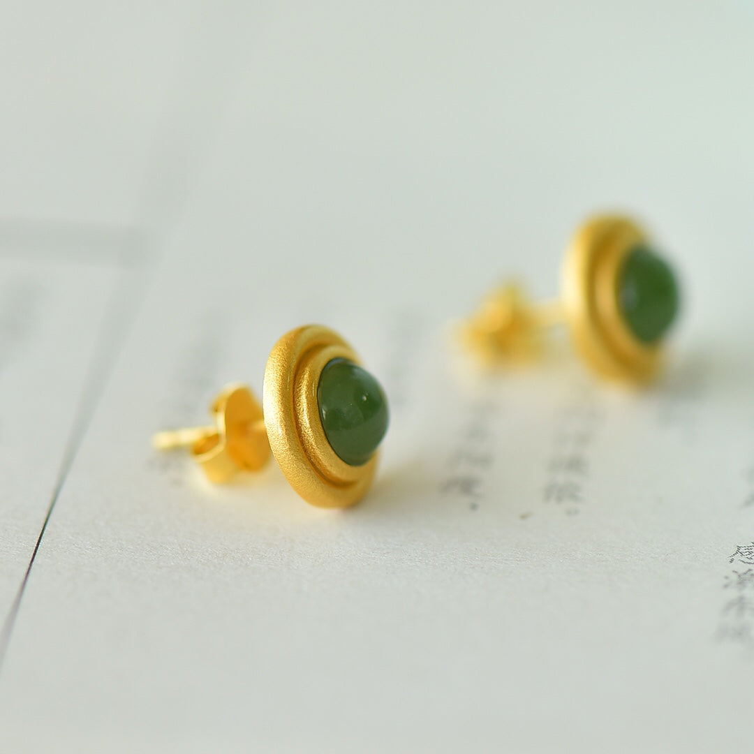925_Silver_Yt_Nephrite_Green_Jade_Earrings_With_Certificate
