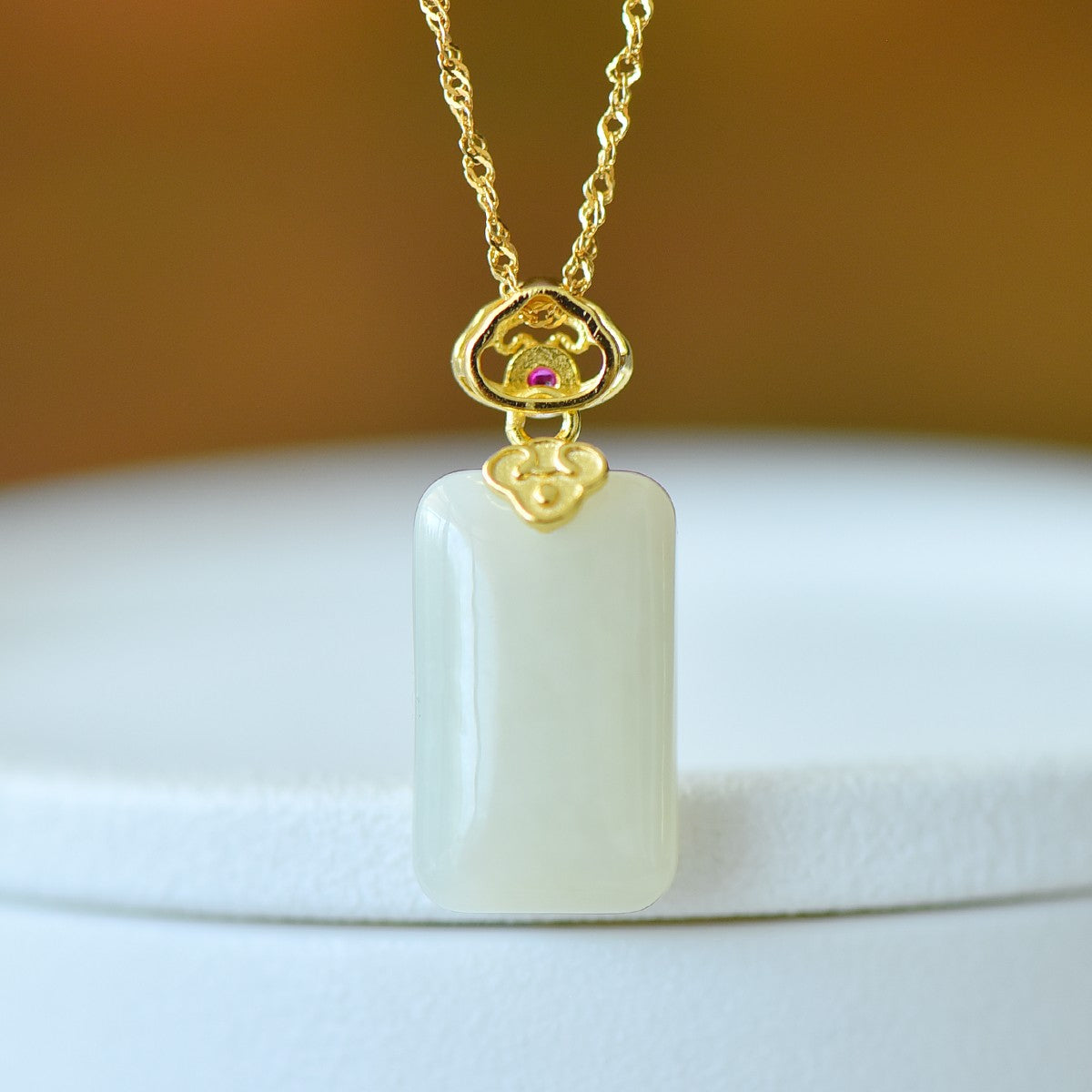 S925_Sterling_Silver_Hetian_Jade_Ruyi_Pendant_Auspicious_Cloud