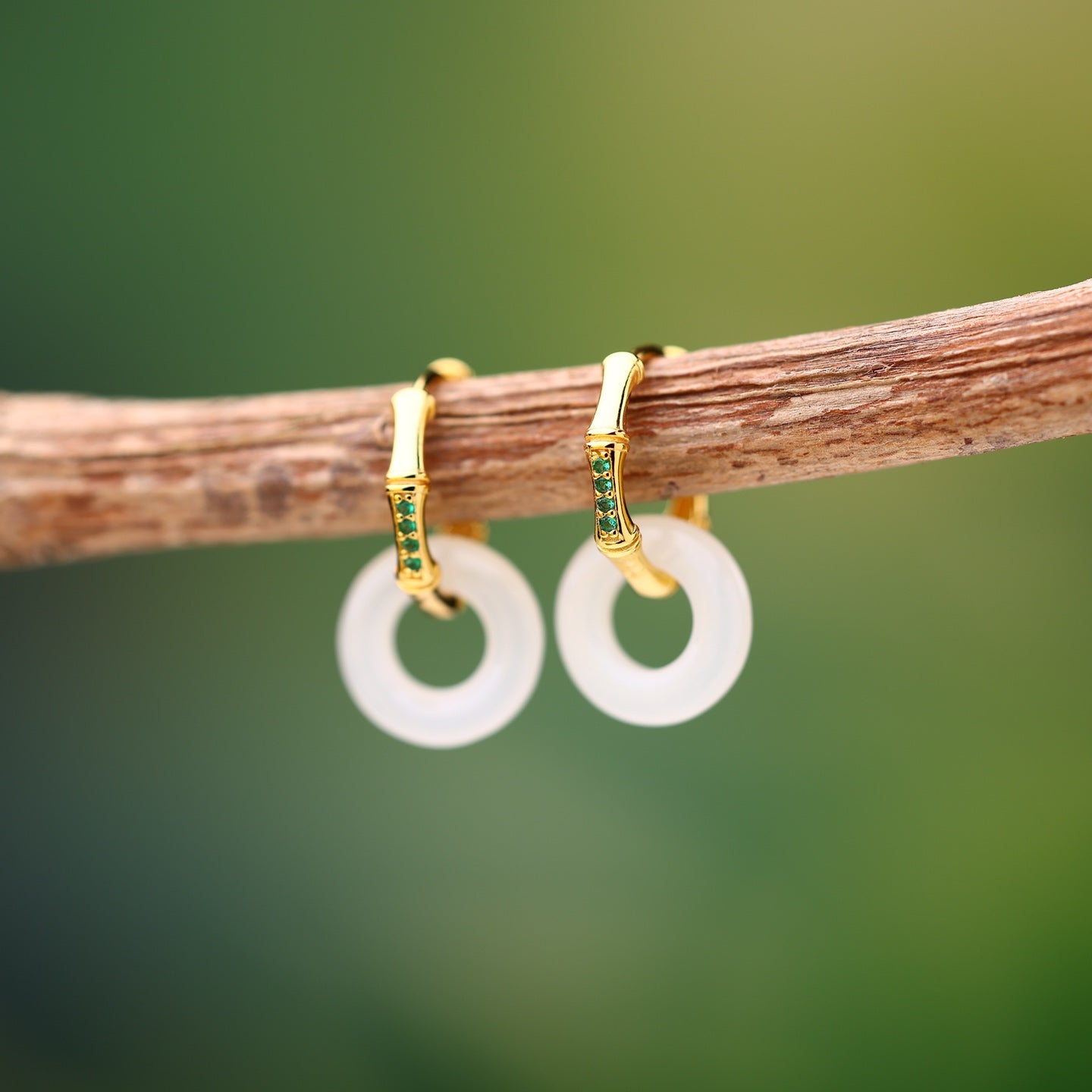 925_Silver_Best_Seller_Q_Nephrite_Earrings_Fine_Texture