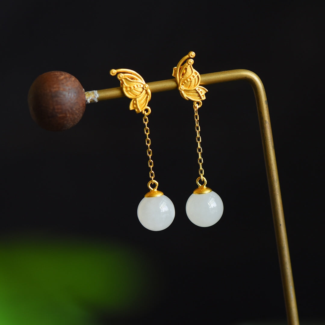 925_Silver_Yt_Nephrite_Earrings_Pendant_With_Certificate