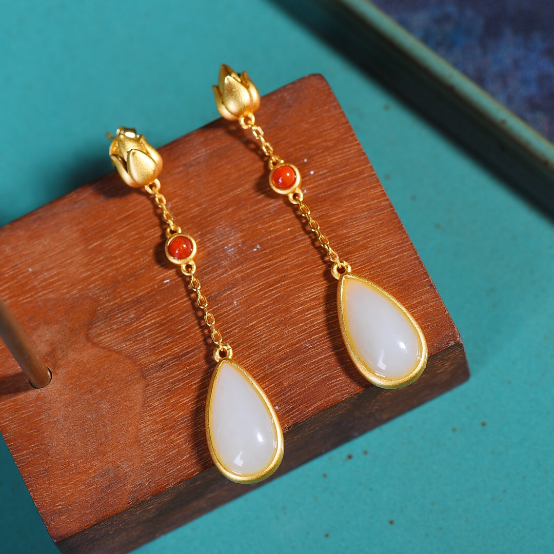 925_Silver_Inlaid_Nephrite_Nephrite_Earrings