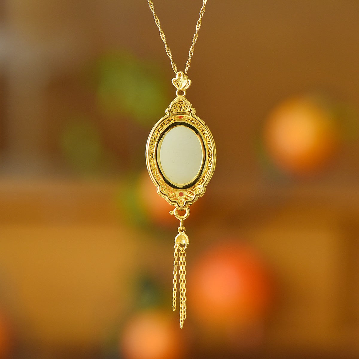 S925_Sterling_Silver_Hetian_Jade_Ruyi_Pendant_Lotus