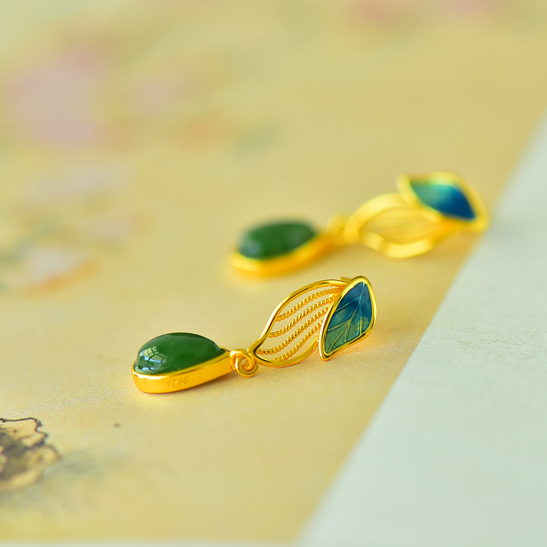 925_Silver_Nephrite_Green_Jade_Earrings_22