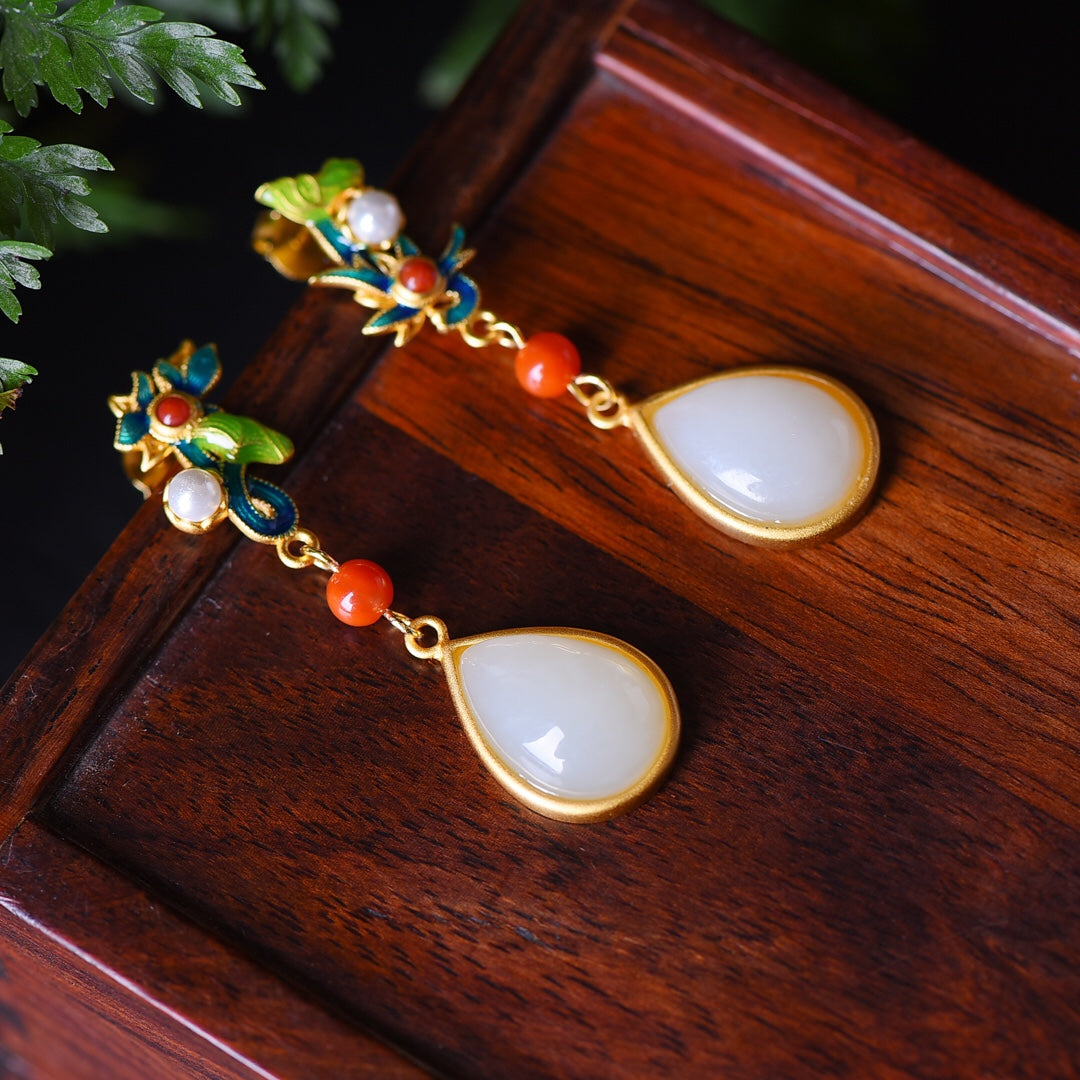 925_Silver_Nephrite_Earrings_Fine_Texture_89